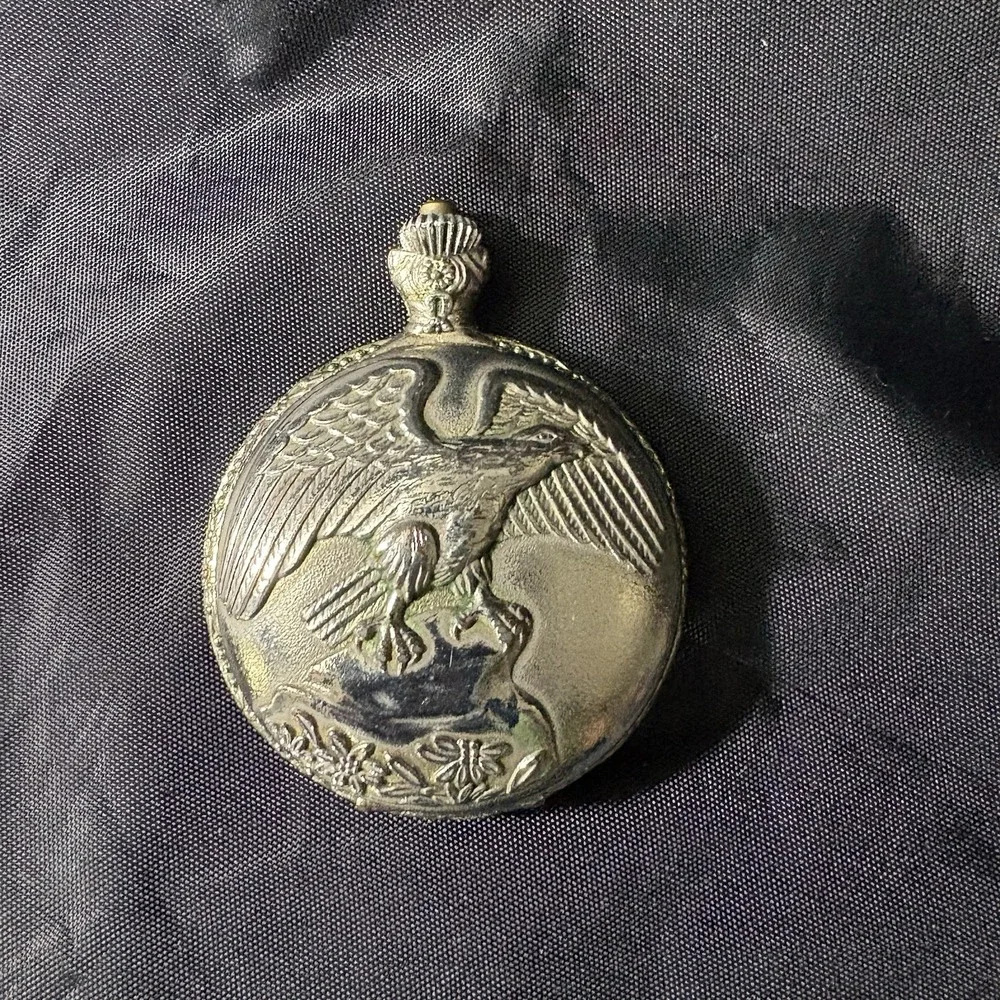 Lot Of 3 Vintage Quartz Pocket Watches, Dad, Eagle, Truck